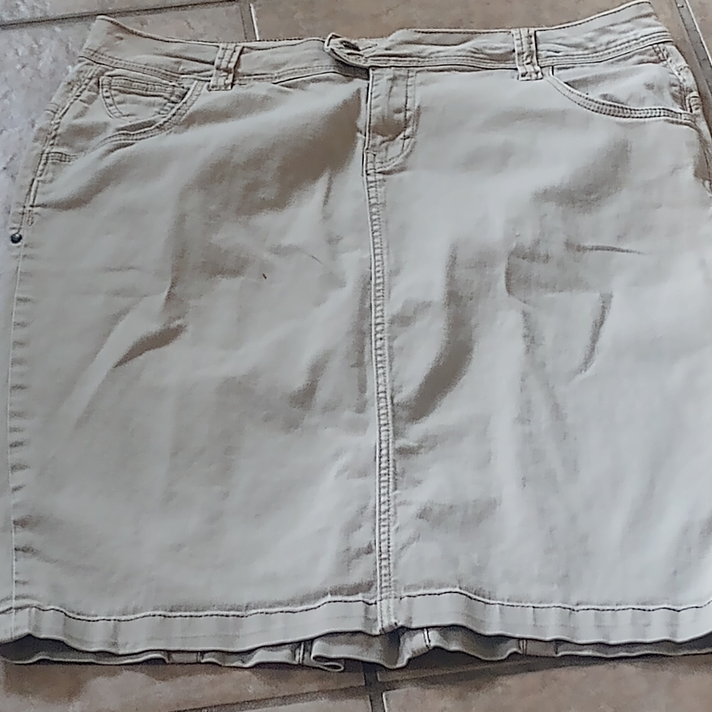 Lane Bryant Denim Spandex Pencil Skirt